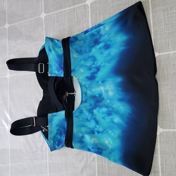 Athleta Bali Pura Blue Tankini, Size 32 B/C - Picture 5 of 13